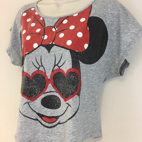 🪴3x$20 SALE Gray Disney Minnie Mouse T-Shirt - Picture 4 of 12